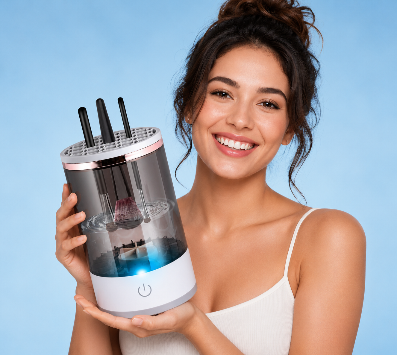 SilkBrush Pro: Higiene profesional para maquillaje diario